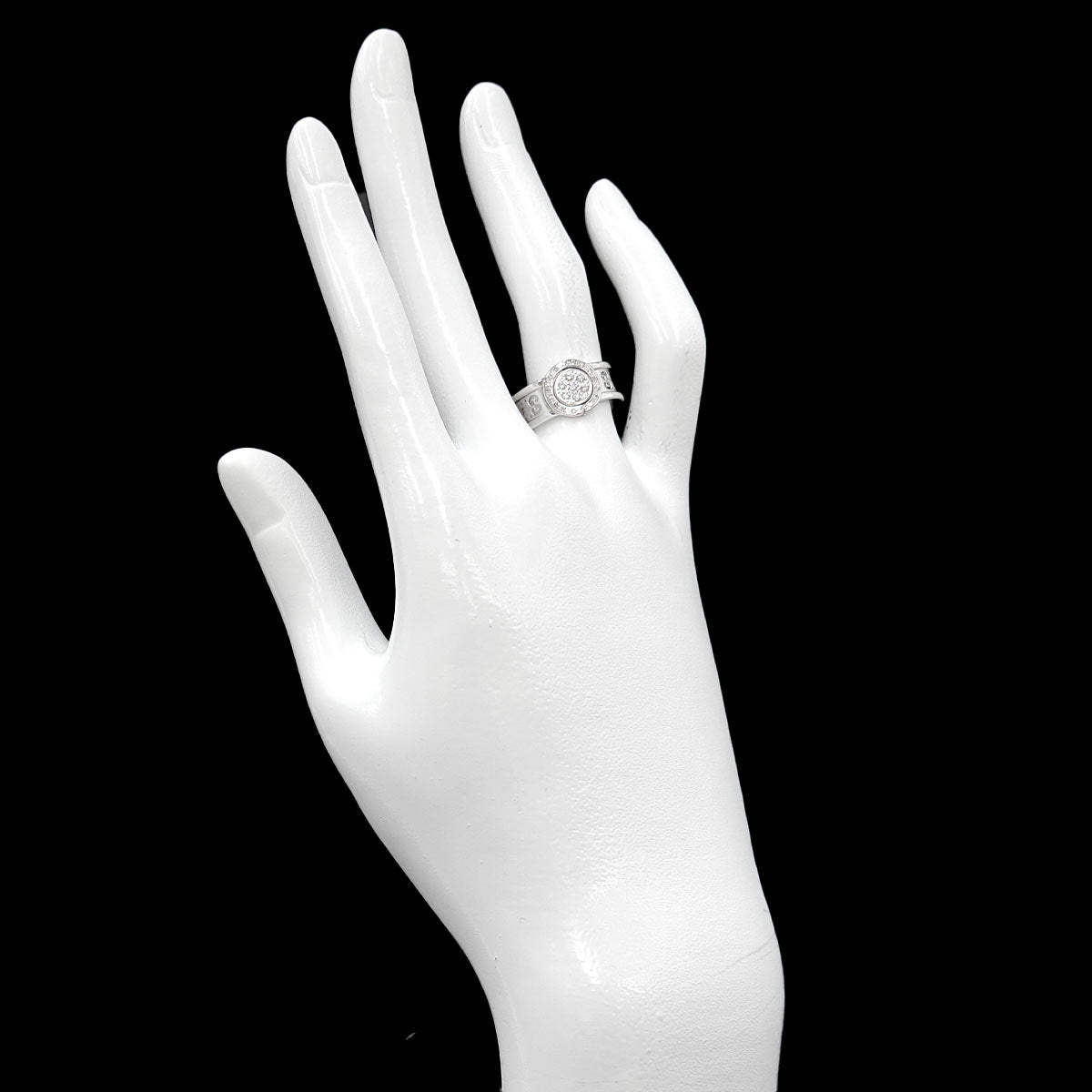 Icon Ring 18K WG White Gold 750 Size14 6.5-6.75(US)