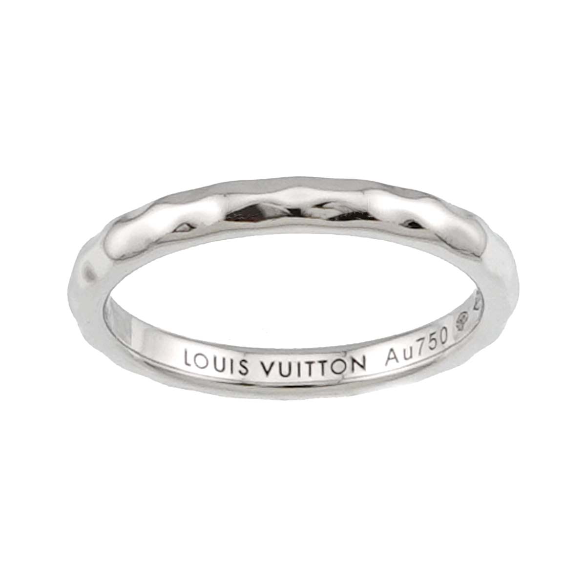Alliance Monogram Ring 18K WG 750 size54 6.75(US)
