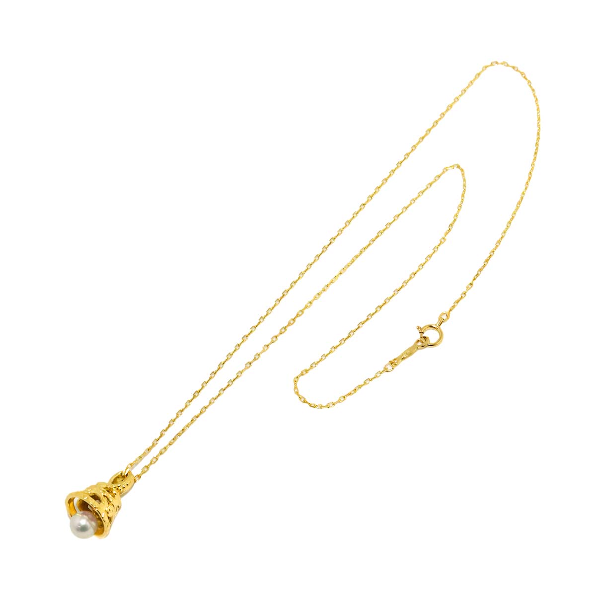 Akoya Pearl 5.3mm Necklace 18K YG 750