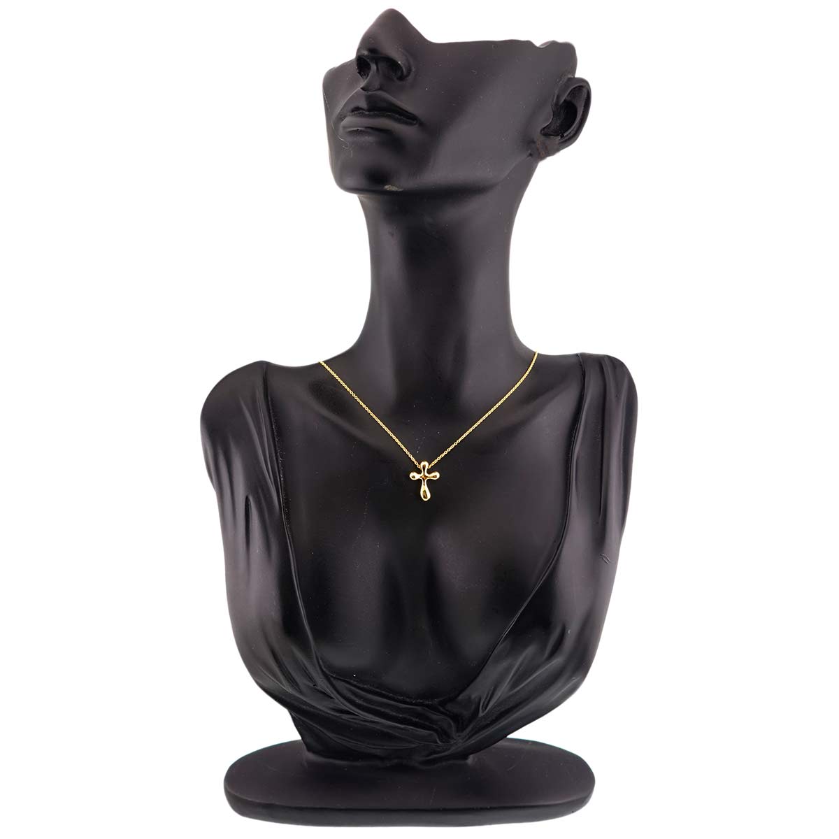 Small Cross Necklace 18K Yellow Gold 750