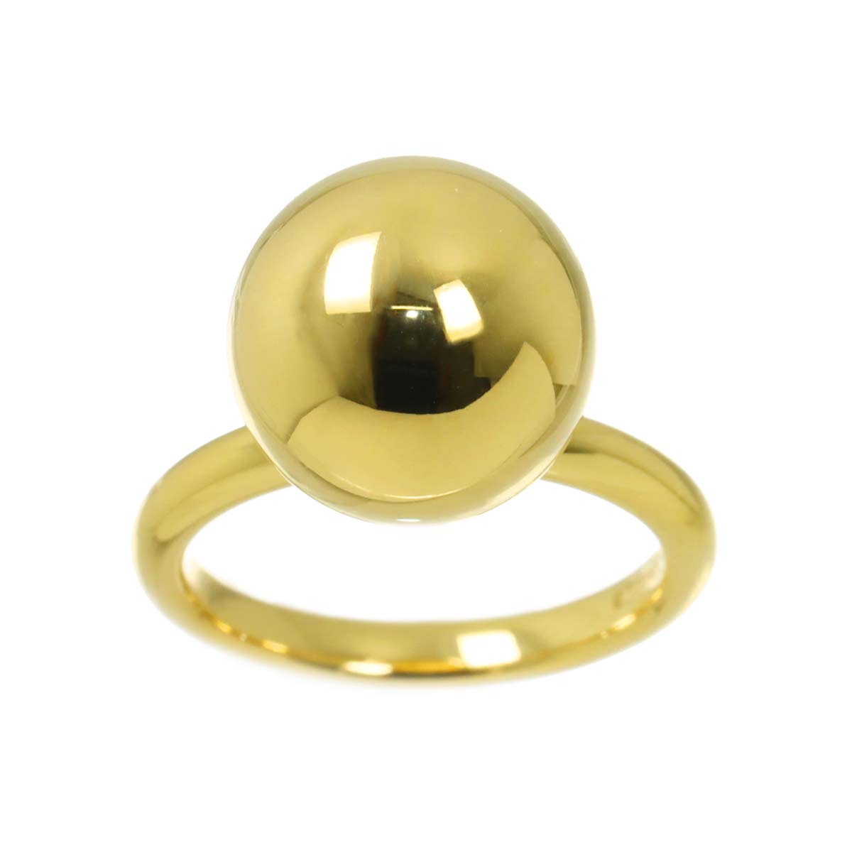 HardWear ball Ring 18K Yellow Gold 750 Size 4.75-5(US)