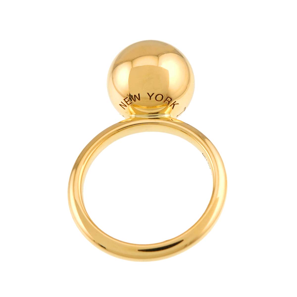 HardWear ball Ring 18K Yellow Gold 750 Size 4.75-5(US)