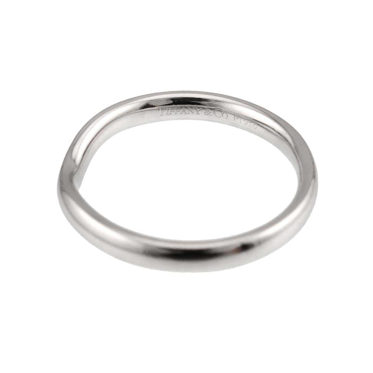 Wide Curved Band Ring Pt Platinum size8.25-8.75(US)