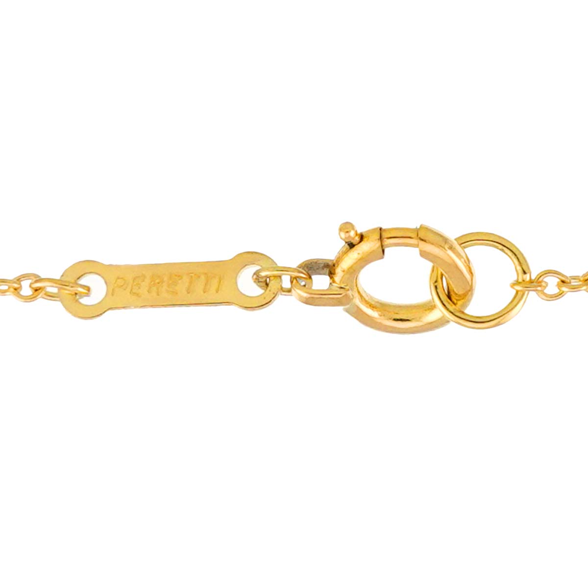 Full Heart Necklace 18K Yellow Gold 750