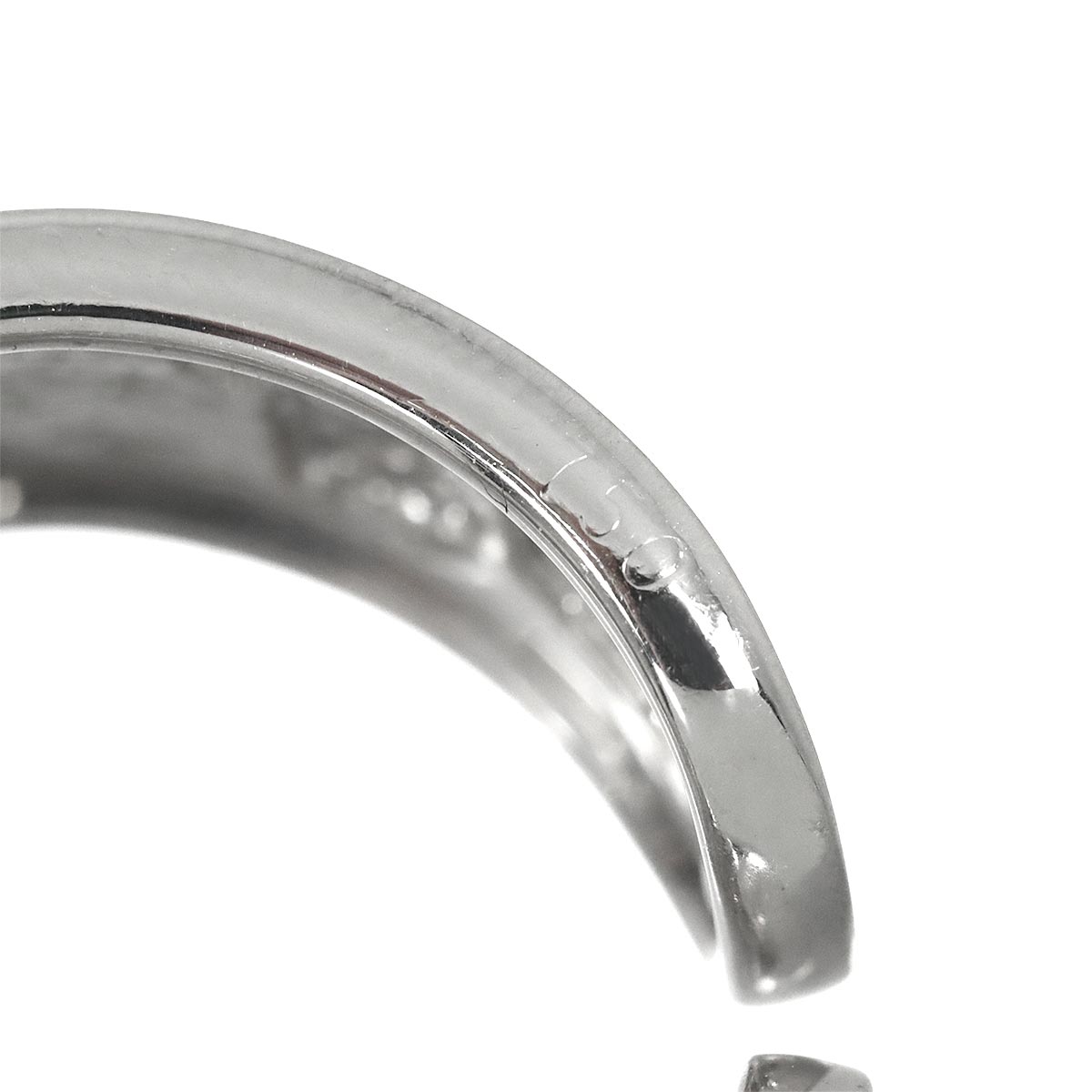 Sapphire Ring K18 WG 750 Size6.75(US)