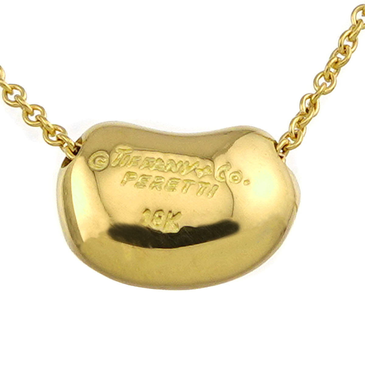 Bean Necklace 18K Yellow Gold 750