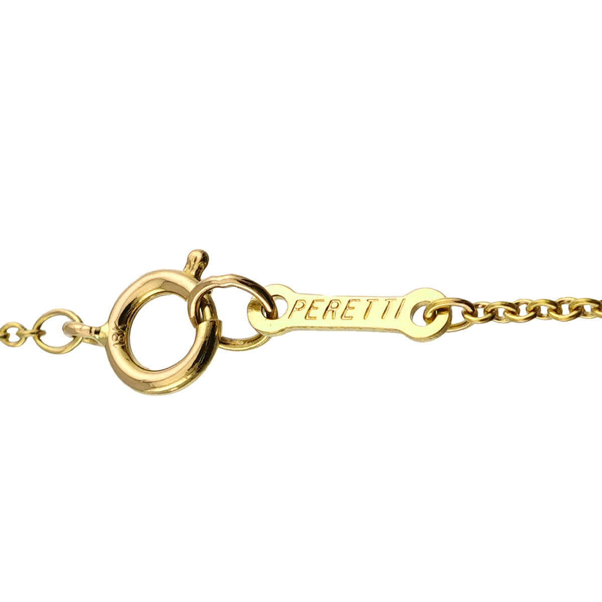 Bean Necklace 18K Yellow Gold 750