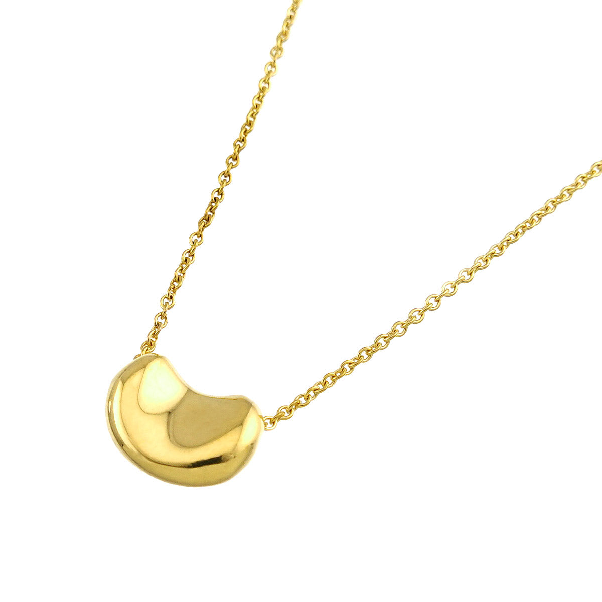 Bean Necklace 18K Yellow Gold 750