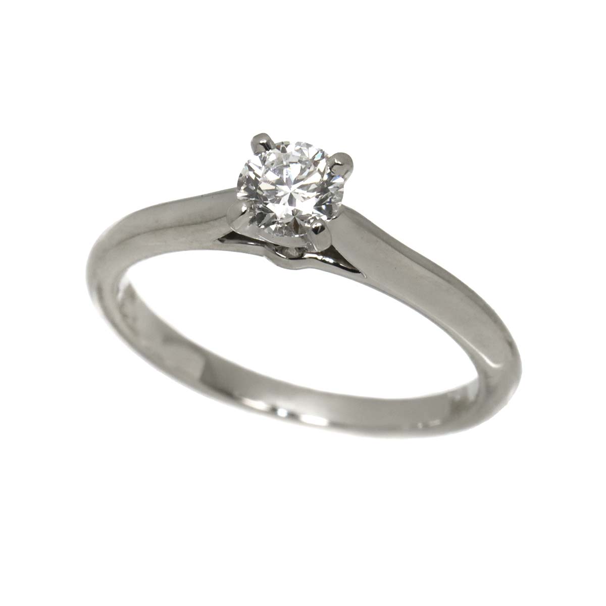 Diamond 0.32ct D/VS1/3EX Ring Platinum size49 4.75-5(US)