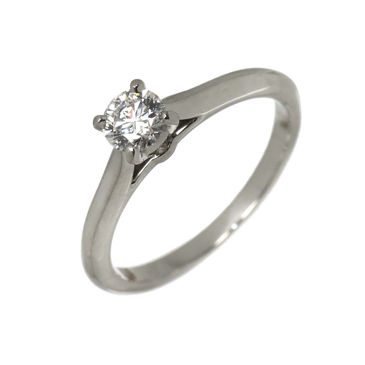 Diamond 0.32ct D/VS1/3EX Ring Platinum size49 4.75-5(US)