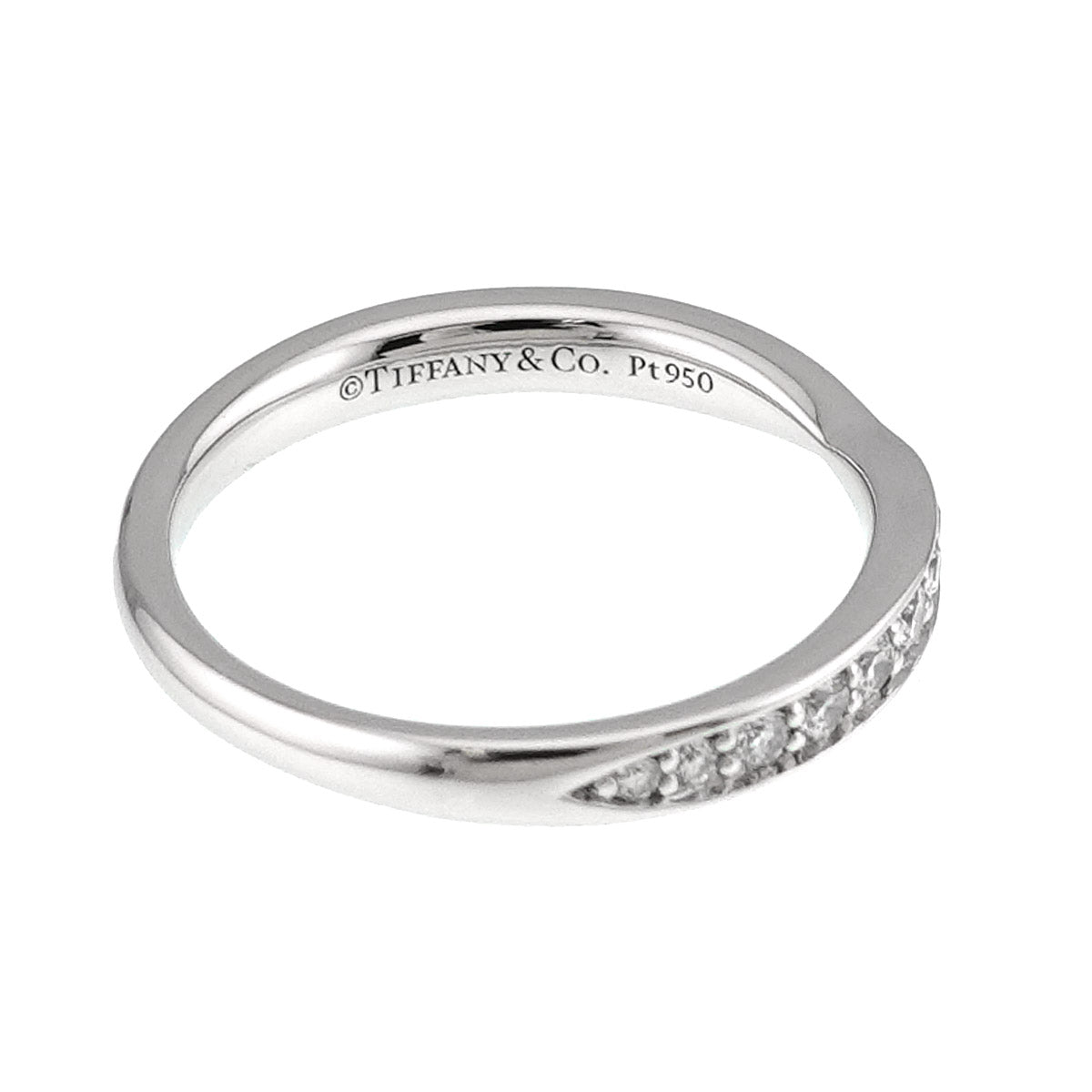 Harmony Band Ring Diamond Pt Platinum size4.5(US)