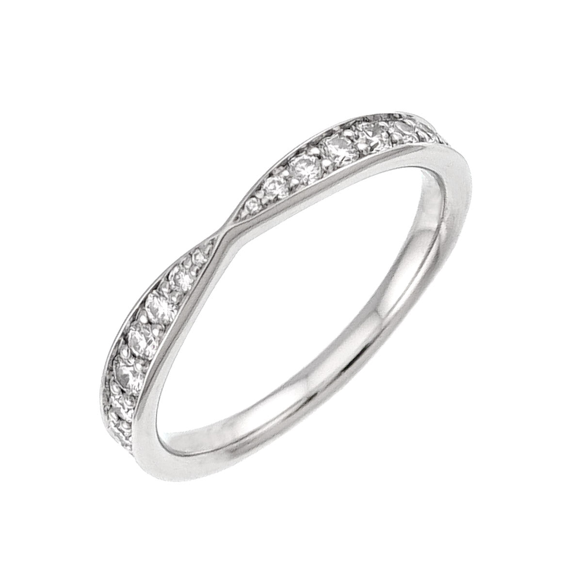 Harmony Band Ring Diamond Pt Platinum size4.5(US)