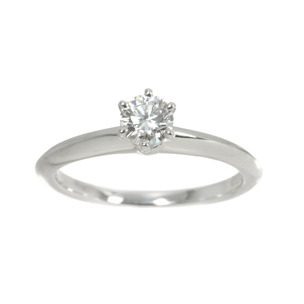 Diamond 0.31ct G/VS2/3EX Ring Pt 4.75-5(US)