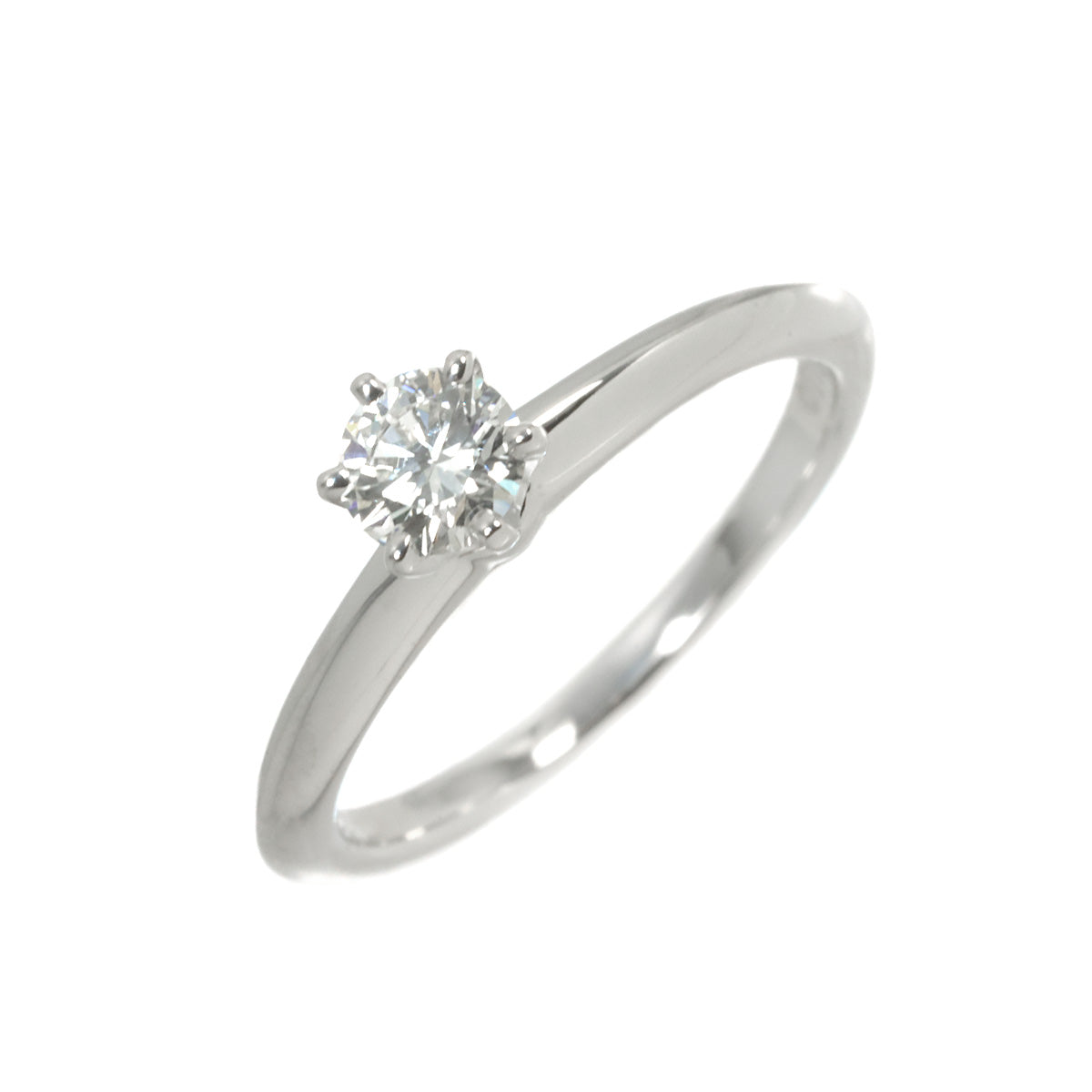 Diamond 0.31ct G/VS2/3EX Ring Pt 4.75-5(US)