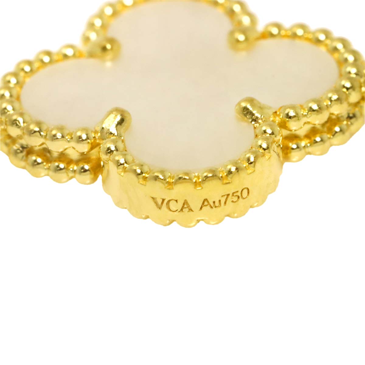 Vintage Alhambra 5P MOP Bracelet 18K YG 750