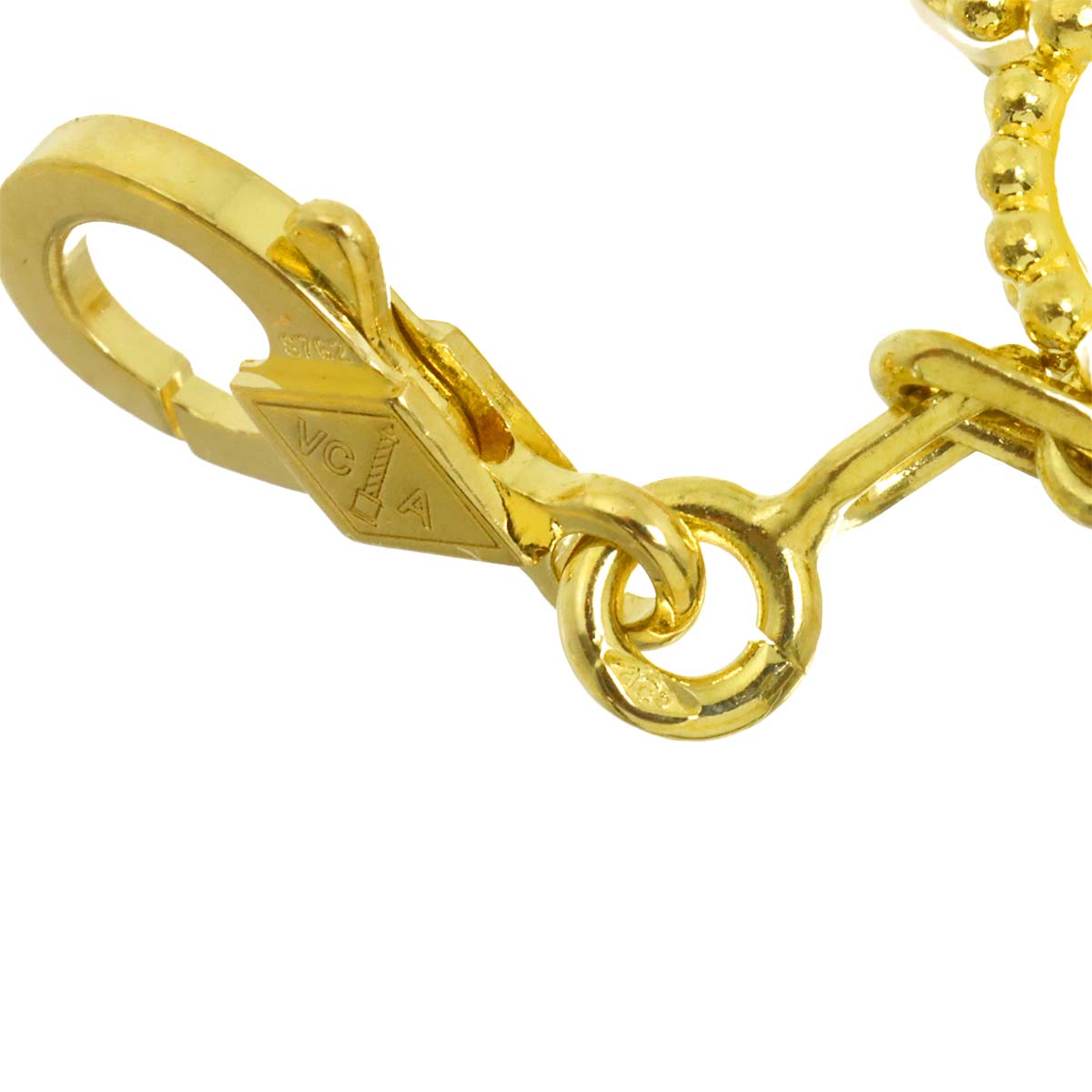 Vintage Alhambra 5P MOP Bracelet 18K YG 750
