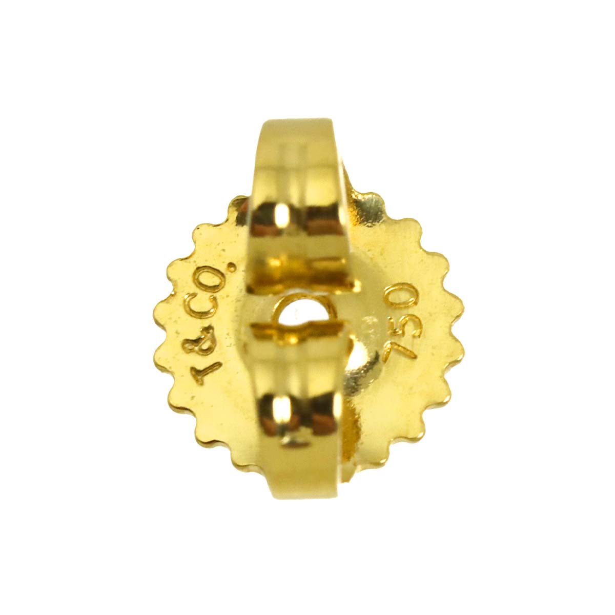 Eternal Circle Earrings Pierced 18K Yellow Gold 750