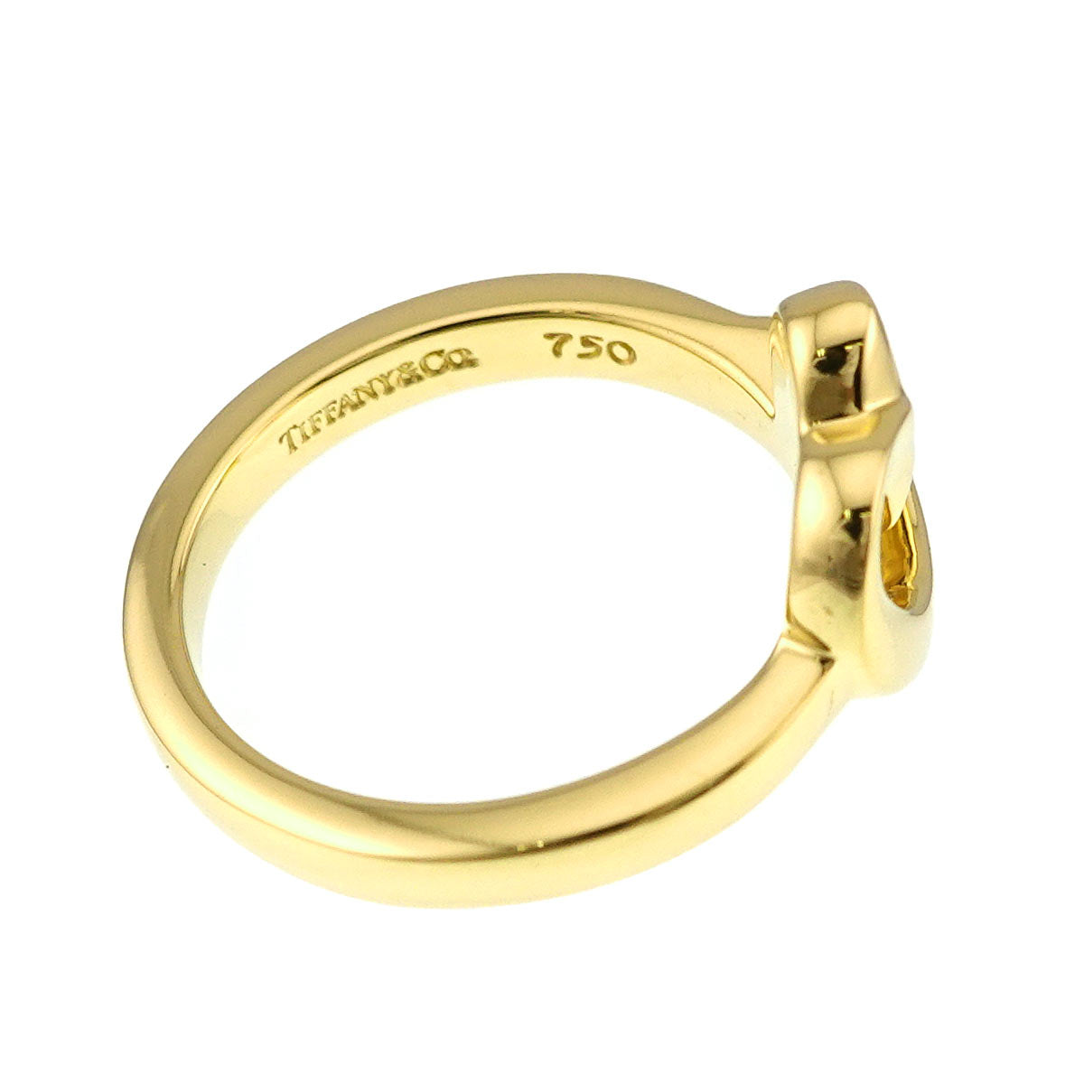Loving Heart Ring 18K YG 750 Size5.25(US)