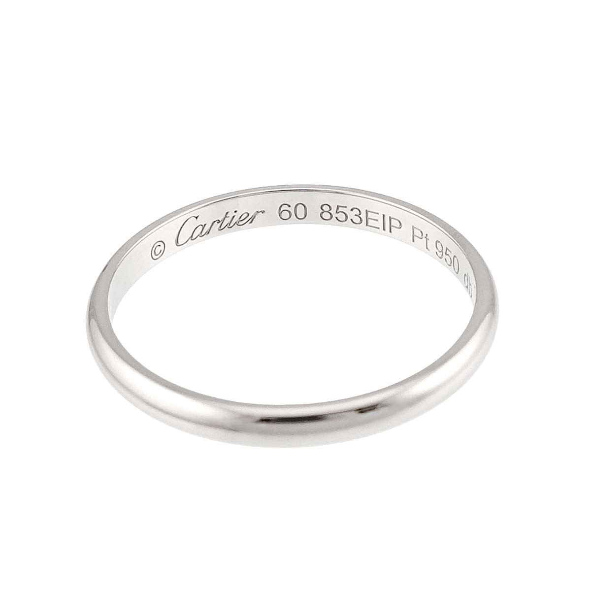 Classic Ring Platinum Size60 8.75-9(US)