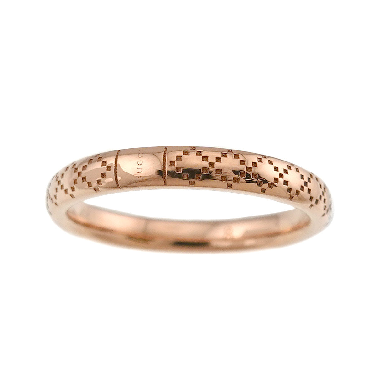 Diamantissima Diamond Ring 18K Pink Gold 750 size8 4.5(US)