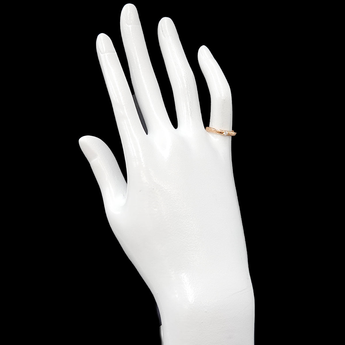 Diamantissima Diamond Ring 18K Pink Gold 750 size8 4.5(US)