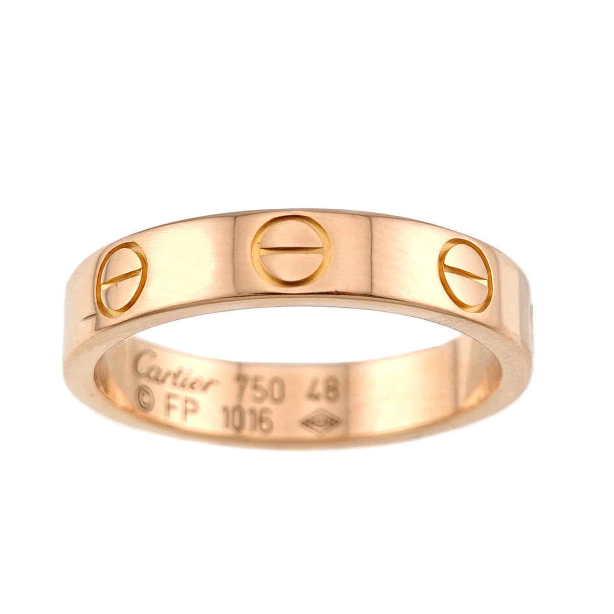 Mini Love Ring 18K Pink Gold 750 size48 4.5(US)