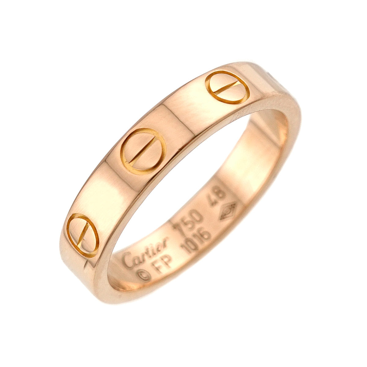 Mini Love Ring 18K Pink Gold 750 size48 4.5(US)