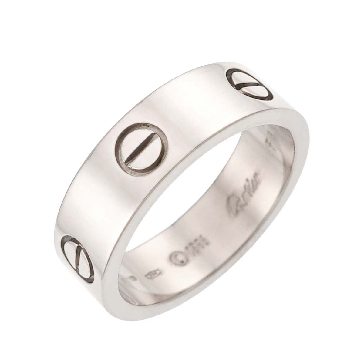 Love Ring 18K White Gold 750 size57 7.5(US)