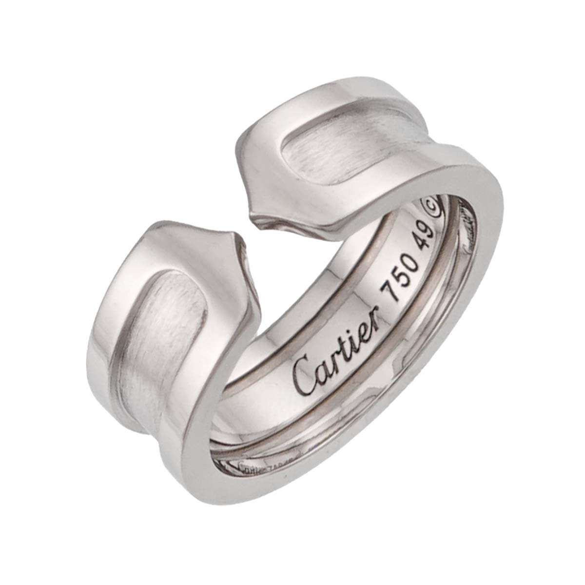 C2 SM Ring 18K WG 750 Size49 4.75-5(US)