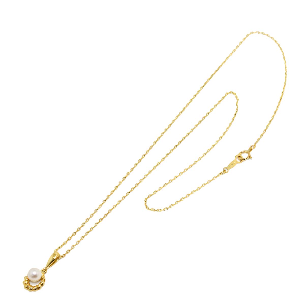 Baby Pearl 4.9mm Necklace 18K YG 750