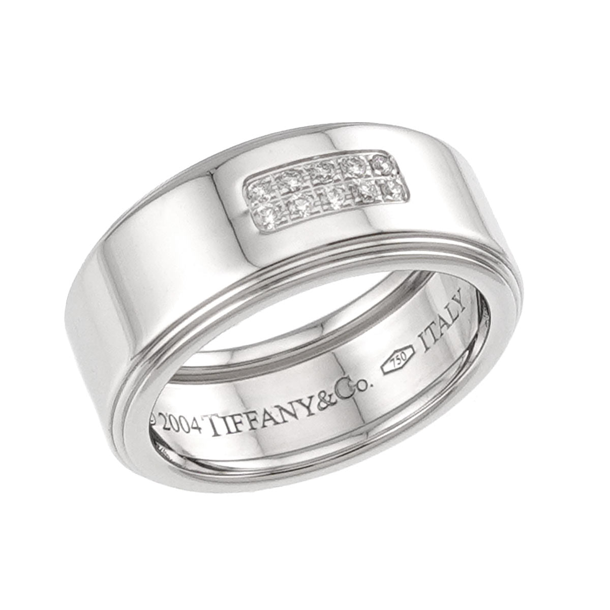 Century Diamond Ring 18K White Gold 750 size6-6.25(US)