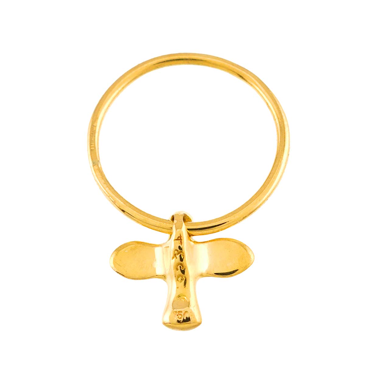 Bird Ring 18K YG 750 Size3.75-4(US)