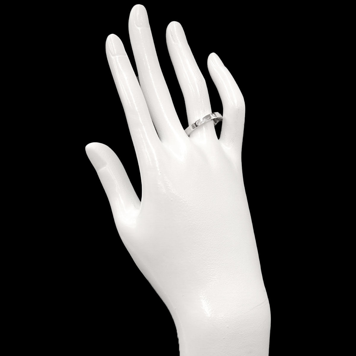 Laniere Ring 18K White Gold 750 Size61 9.5(US)