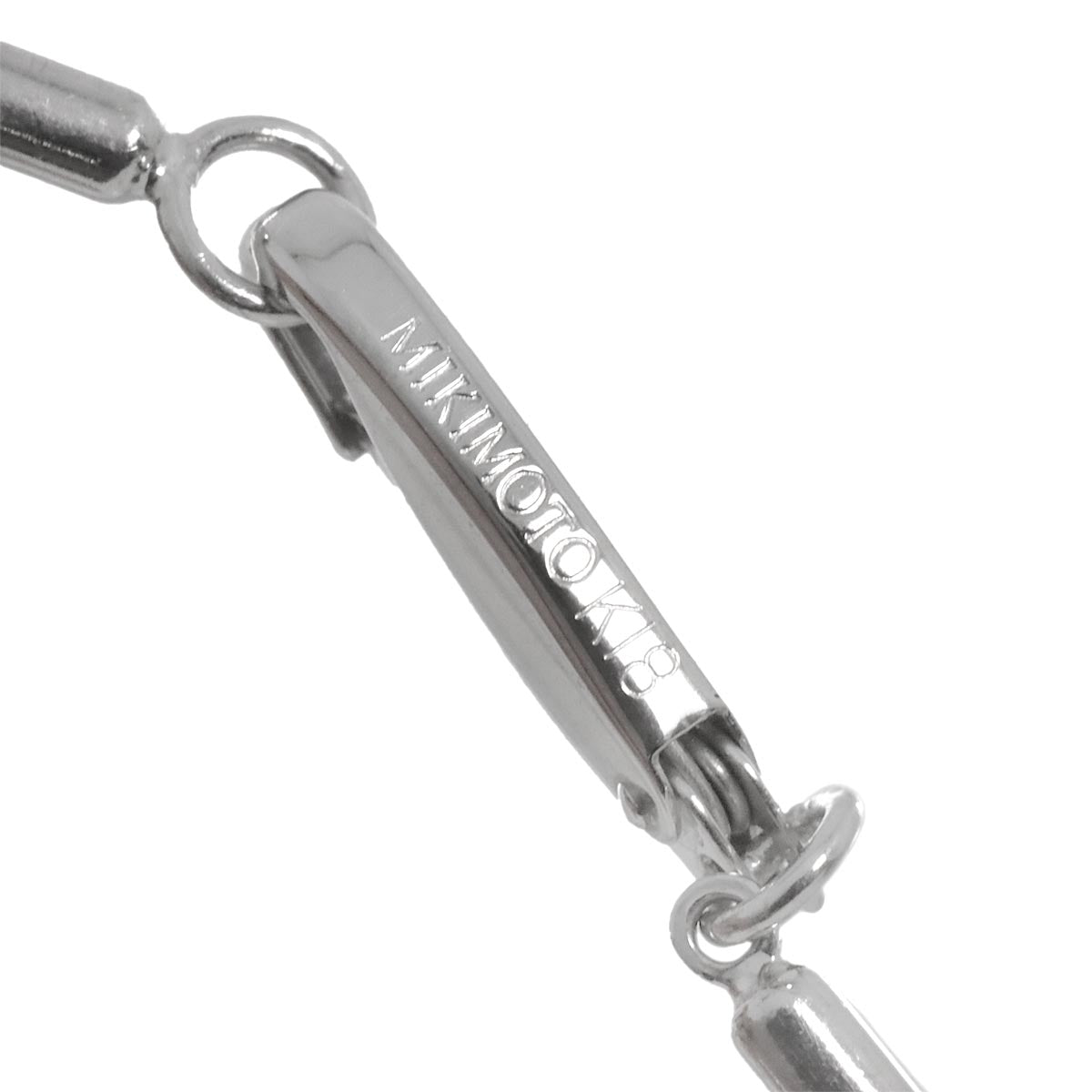 Diamond 0.66ct Necklace Pt 18K WG