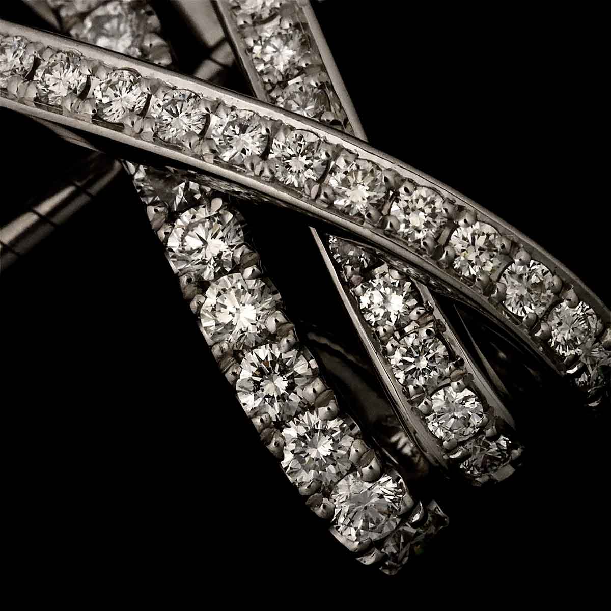 Diamond 0.66ct Necklace Pt 18K WG