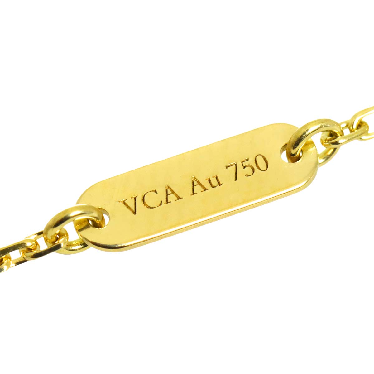Vintage Alhambra MOP Necklace 18K YG 750