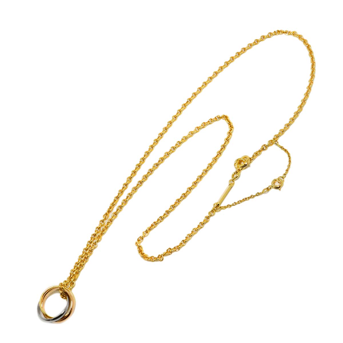 Trinity Necklace 18K YG WG PG 750
