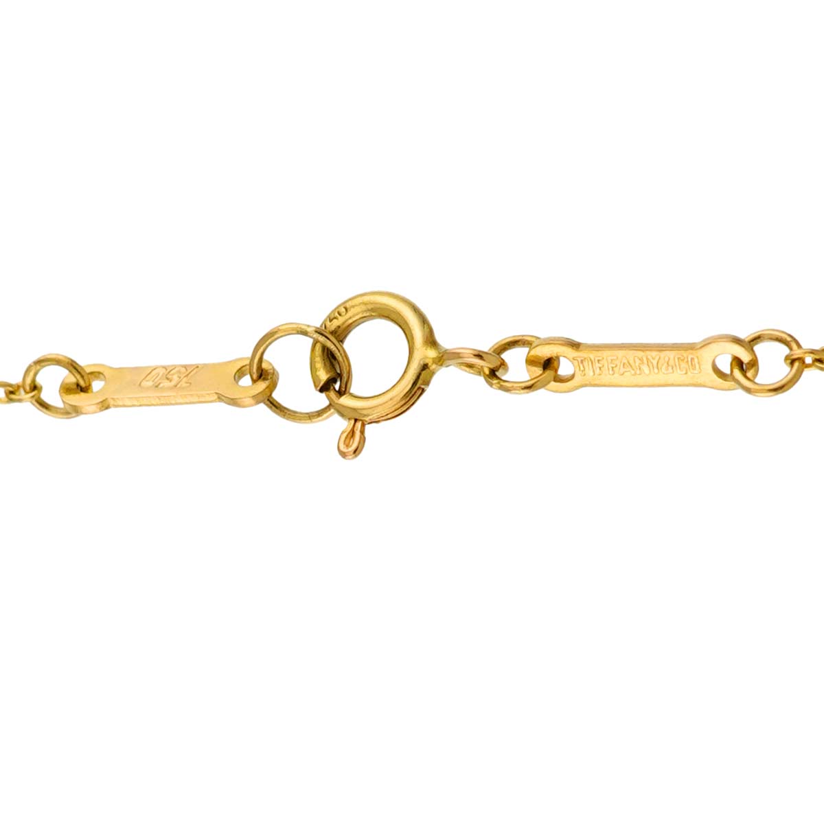 Open Heart Necklace 18K Yellow Gold 750