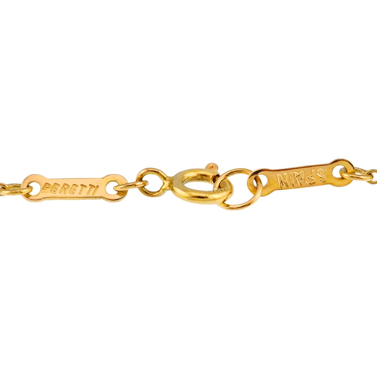 Open Heart Necklace 18K Yellow Gold 750
