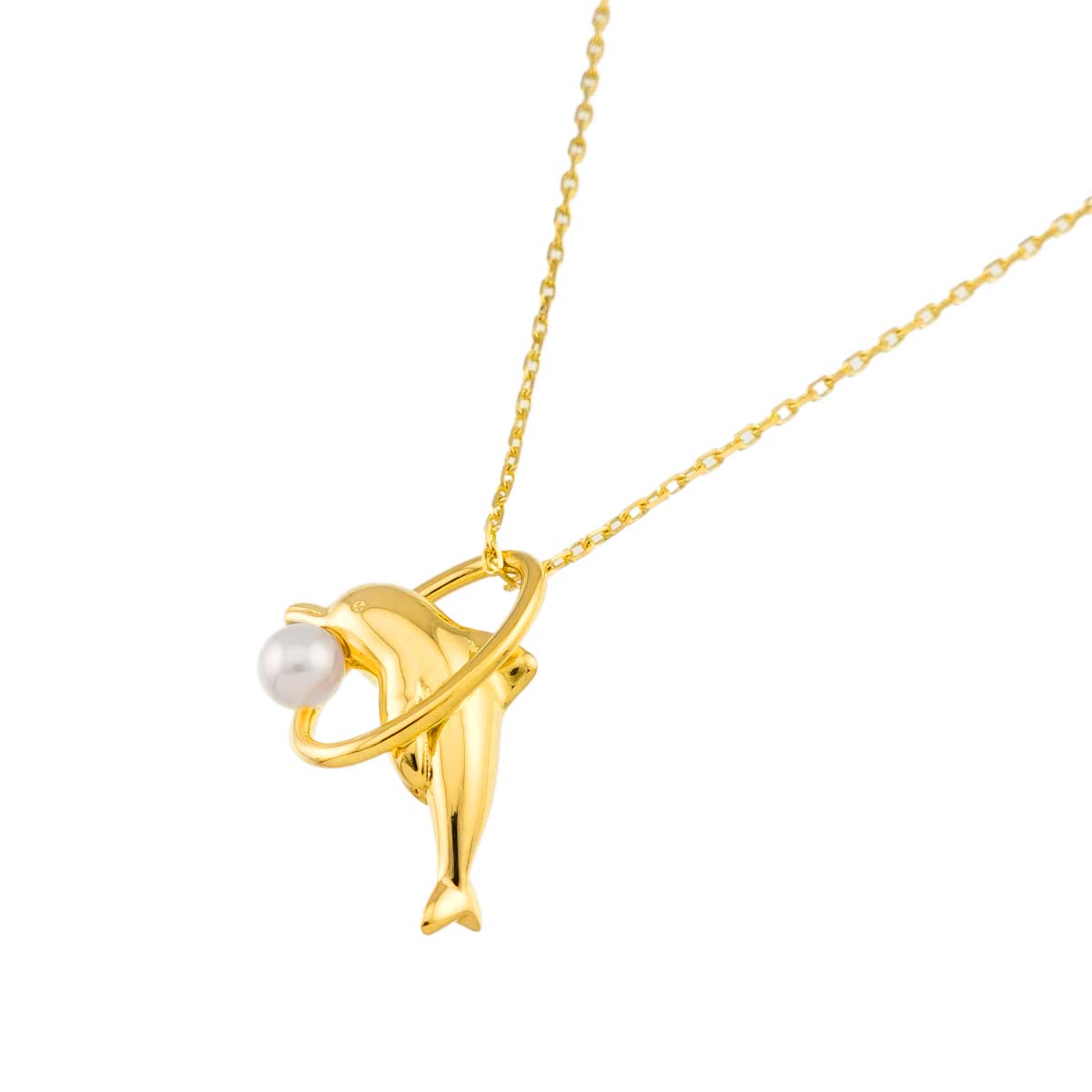 Baby Pearl 4.2mm Necklace 18K YG 750