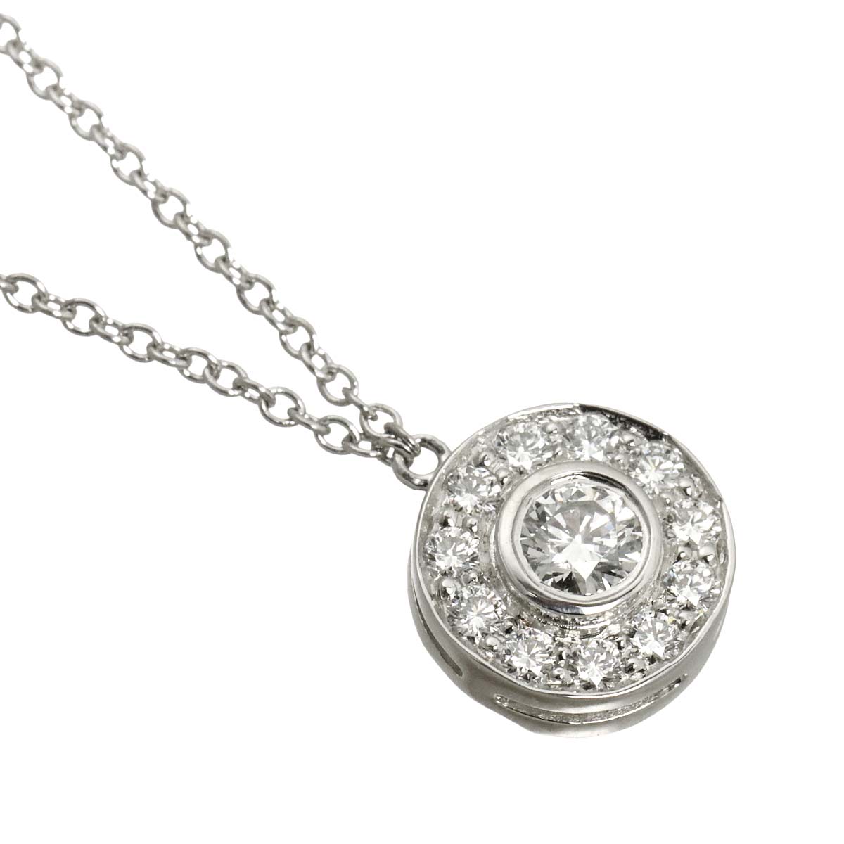 Circlet Diamond Necklace Platinum