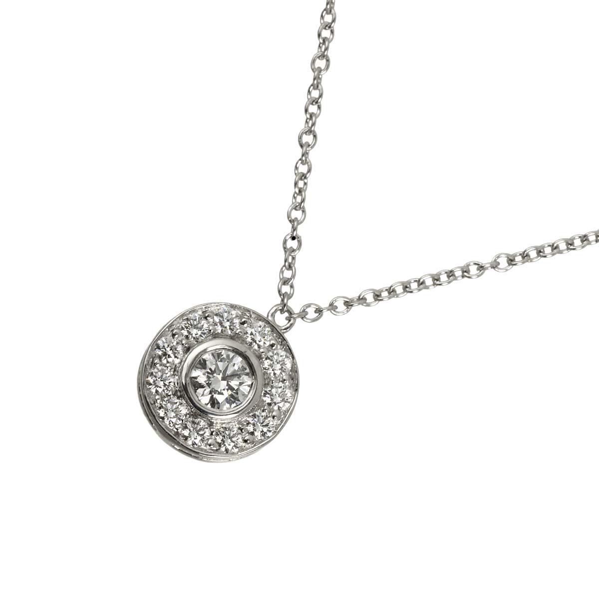 Circlet Diamond Necklace Platinum