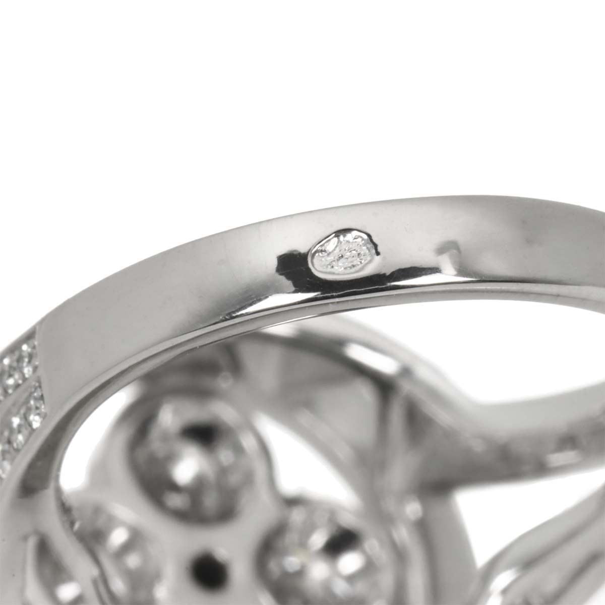 Blossom GM Diamond Ring 18K WG 750 size49 4.75-5(US)