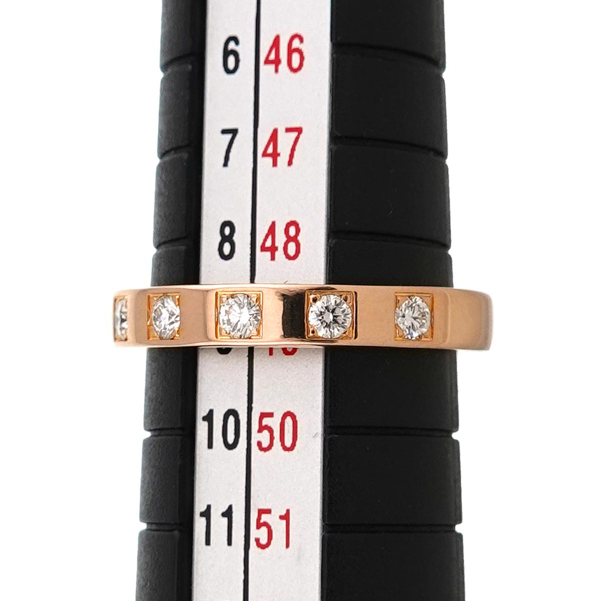 Marry Me Diamond Ring 18K Pink Gold 750 Size4.75-5(US)