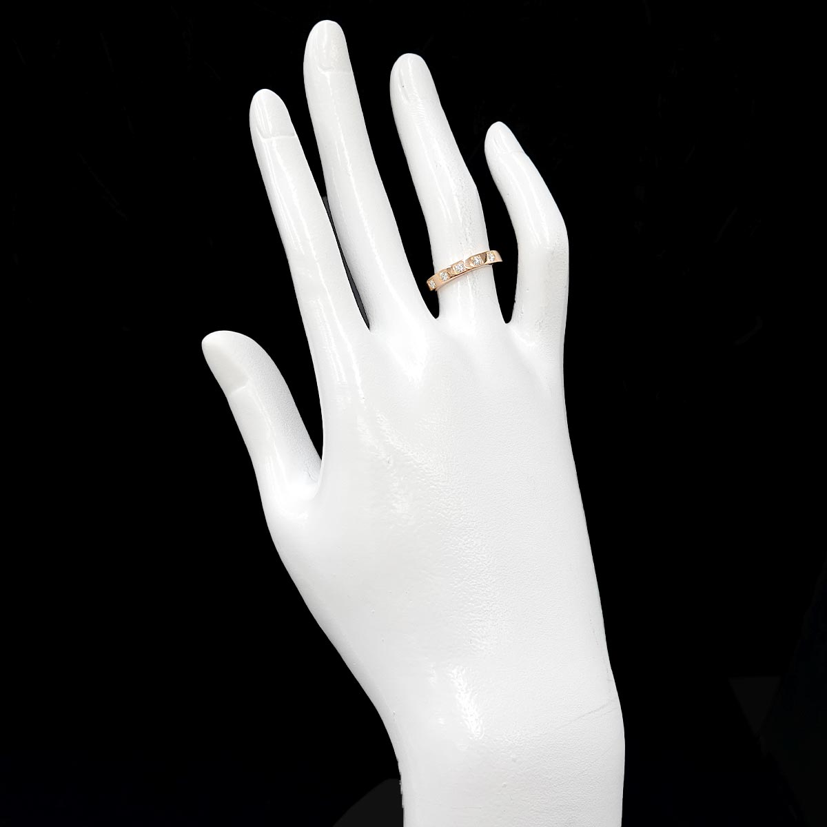 Marry Me Diamond Ring 18K Pink Gold 750 Size4.75-5(US)