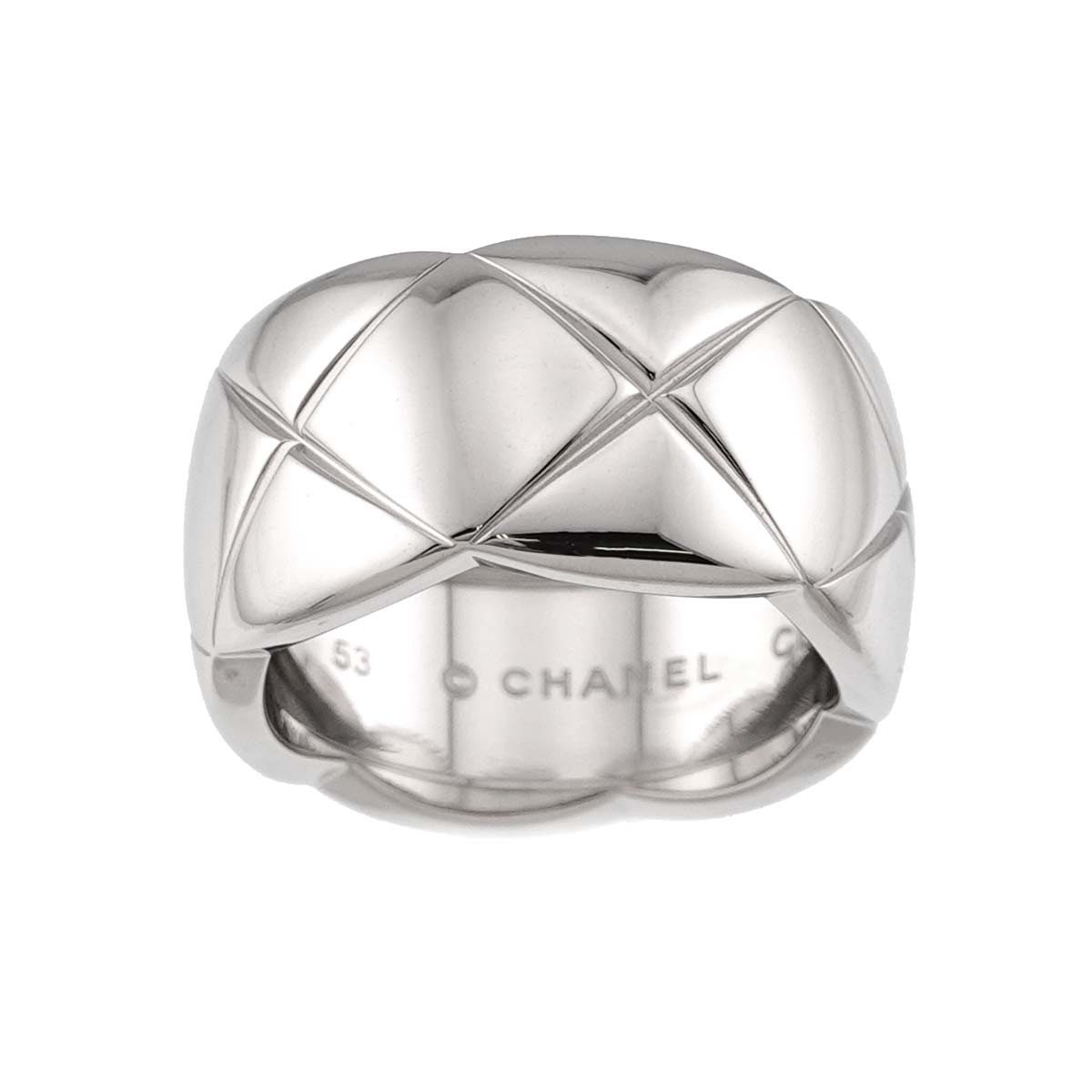 Coco Crush LM Ring 18K WG 750 size53 6.25-6.5(US)