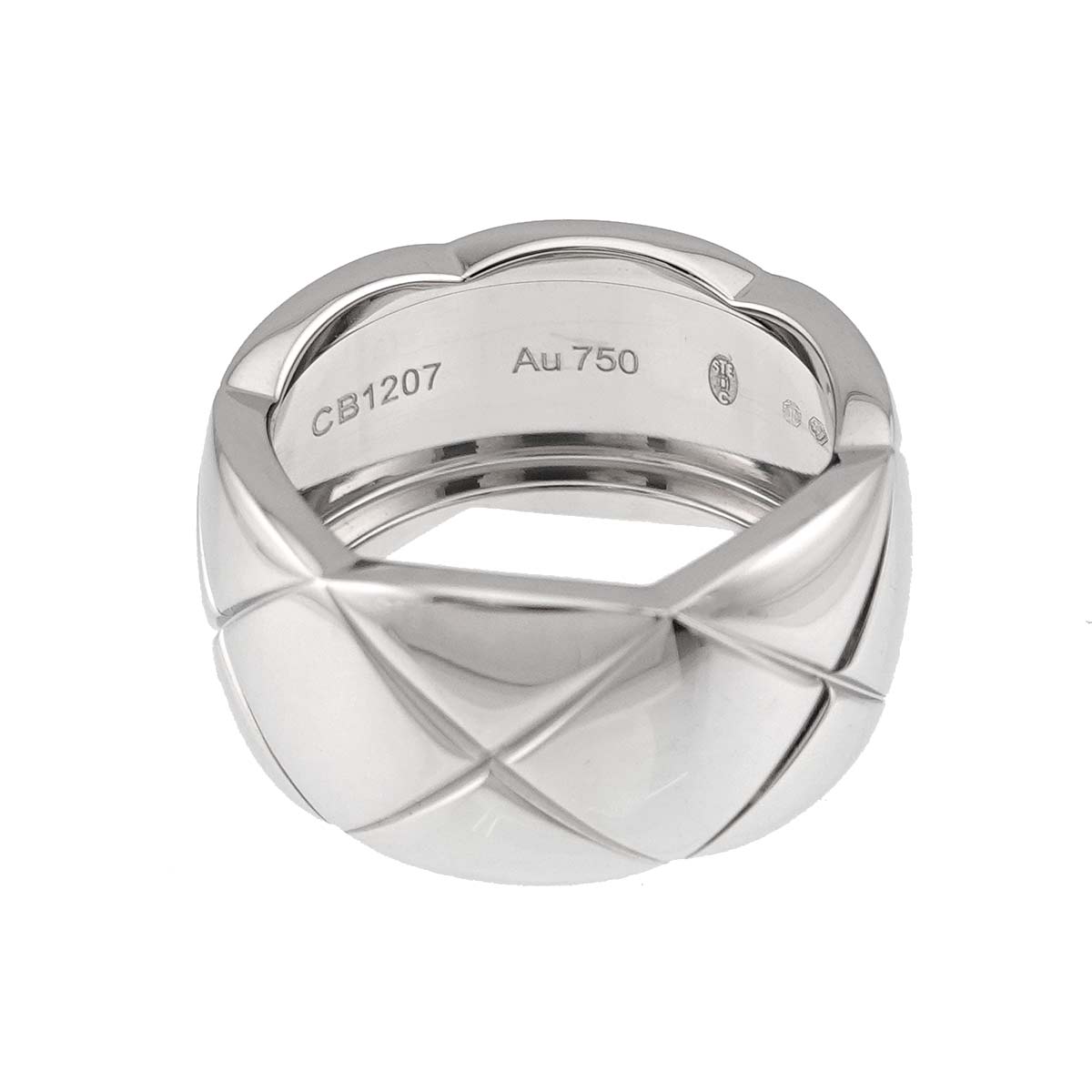 Coco Crush LM Ring 18K WG 750 size53 6.25-6.5(US)
