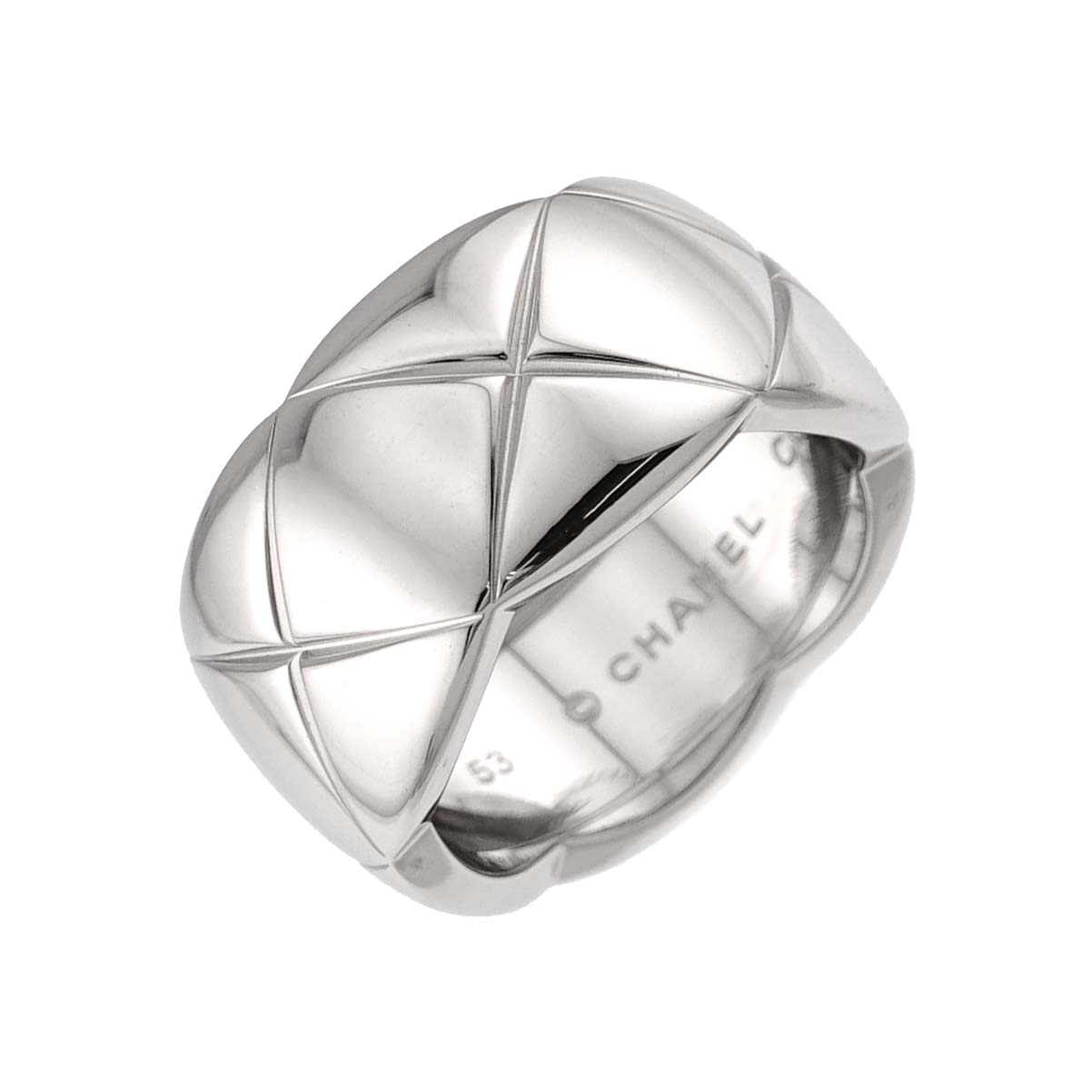 Coco Crush LM Ring 18K WG 750 size53 6.25-6.5(US)