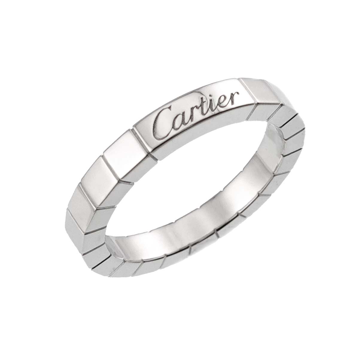 Laniere Ring 18K White Gold 750 Size54 6.75(US)