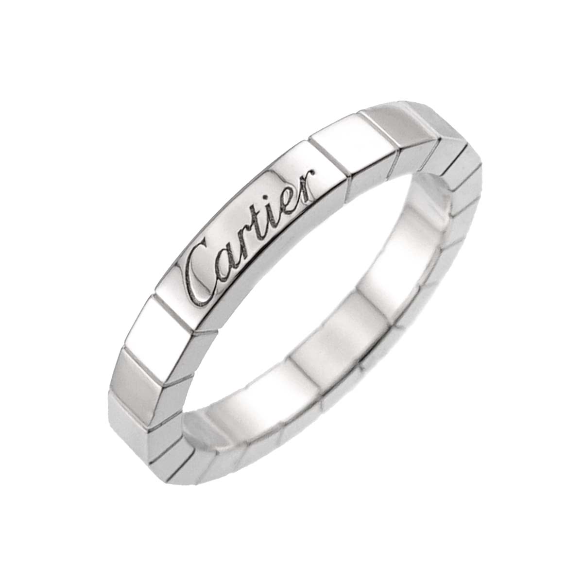 Laniere Ring 18K White Gold 750 Size54 6.75(US)